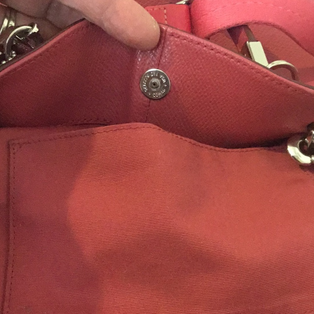 Coach Pink Satchel Bag - Picture 10 of 16
